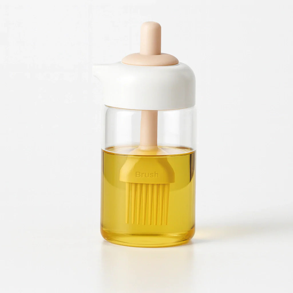 Pote de vidro | Com pincel aplicador
