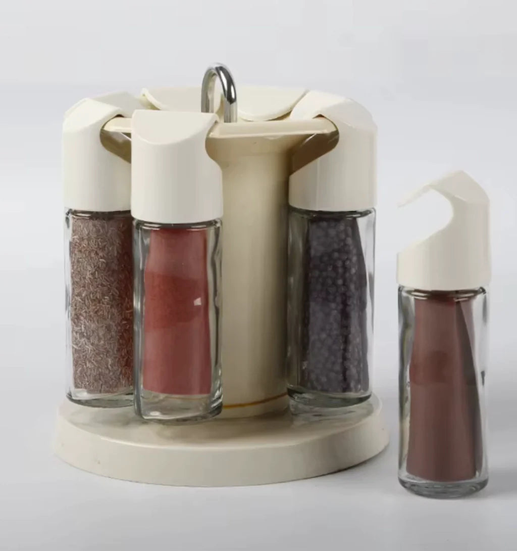 Porta temperos giratório | 8 frascos